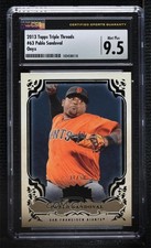 2013 Topps Triple Threads Onyx 31/50 Pablo Sandoval #63 CSG 9.5 Mint Plus 0h1g