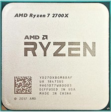 AMD Ryzen 7 2700X R7-2700X 3.7GHz 8Core 16Thr 105W Socket AM4 CPU Processors