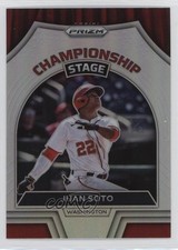 2022 Panini Prizm Championship Stage Silver Prizm Juan Soto #CS-7 16q2