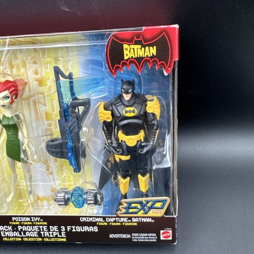The Batman Triple Pack EXP Mr Freeze Poison Ivy Criminal Capture Batman New - Picture 4 of 12