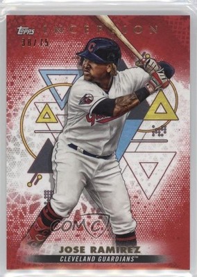 2022 Topps Inception Red /75 Jose Ramirez #82 1g0v