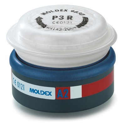 MOLDEX 9230 Kombifilter A2 P3   EasyLock    für Serie 7000 & 9000   org. Gase