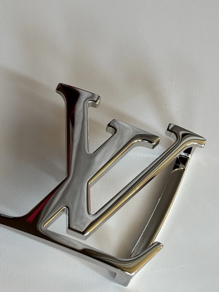 Fibbia Louis Vuitton Argento Belt Buckle - Immagine 4 di 4