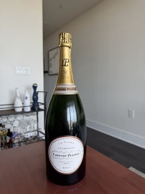 EMPTY/event bottle Laurent-Perrier La Cuvée Brut collectable France, no alcohol 
