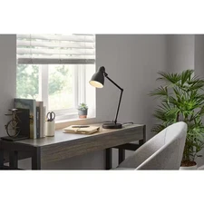 Hampton Bay 24 inch Black Architect Desk Lamp