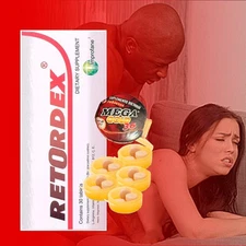Retordex + Mega Gold Pills Dietary Supplement Increased Stamina Sexual Power