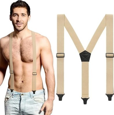 Hidden Undershirt Suspender Airport Friendly Straps Y-Back