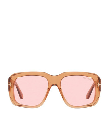 Tom Ford Sunglasses Bailey-02 Brown Honey Transparent Pink FT0885 TF 885 45Y