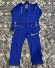 Gameness Gi BJJ Men’s A0F Blue Ripstop Brazilian Jiu-Jitsu MMA Feather Model