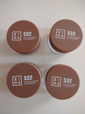 4 * 3ina the 24h cream eyeshadow Lidschatten 532 Bronze a 3g = 12g  NEU
