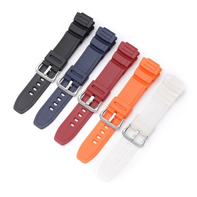  Watch Band TPU Strap For Casio MCW-100H MCW-110H W-S220 HDD-S100 WV-200 AE-2000