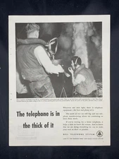 Magazine Ad* - 1945 - AT&T / Bell System - World War II - PT Boats