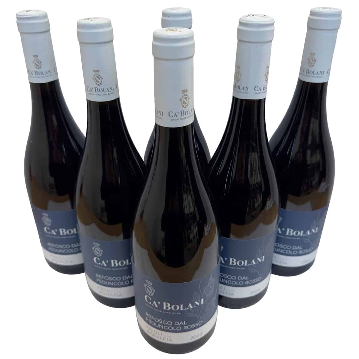 Refosco dal Peduncolo Rosso Friuli DOC Aquileia 2023 - Ca' Bolani - 6 x 0,75 Lit