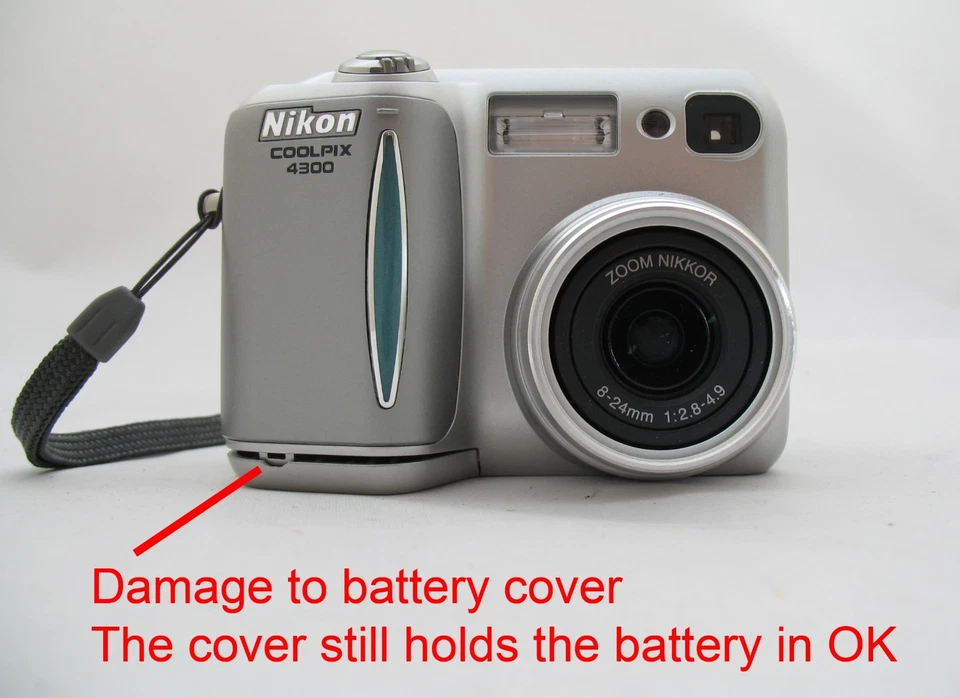 Vintage Nikon CoolPix 4300 Compact Digital Camera 4MP CCD, Working +1GB Card - Image 3 of 4