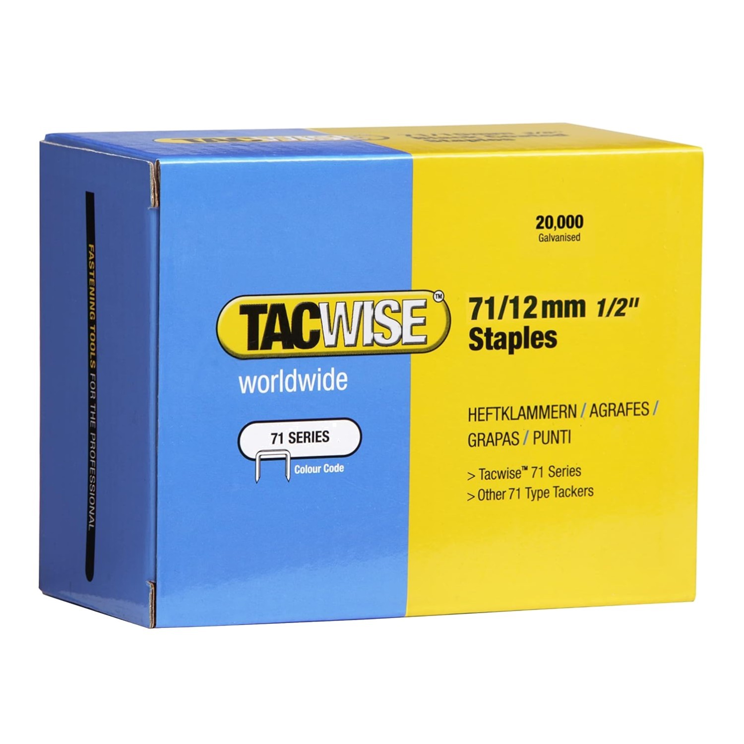 Agrafes Tacwise 71 anti-rouille de 12mm pour restaurer des chaises sans déchirer le tissu