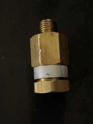 #ad Pressure Washer Brass Swivel Coupler 3 8in. NPT M x 3 8in. NPT F 4000 $18.99