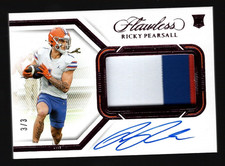 2024 Panini Flawless Collegiate FOTL Ricky Pearsall /3 RPA Florida Gators
