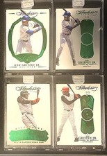 Ken Griffey Jr 2017 Panini Flawless Emerald 4 Card Set  /5 Rare Mariners