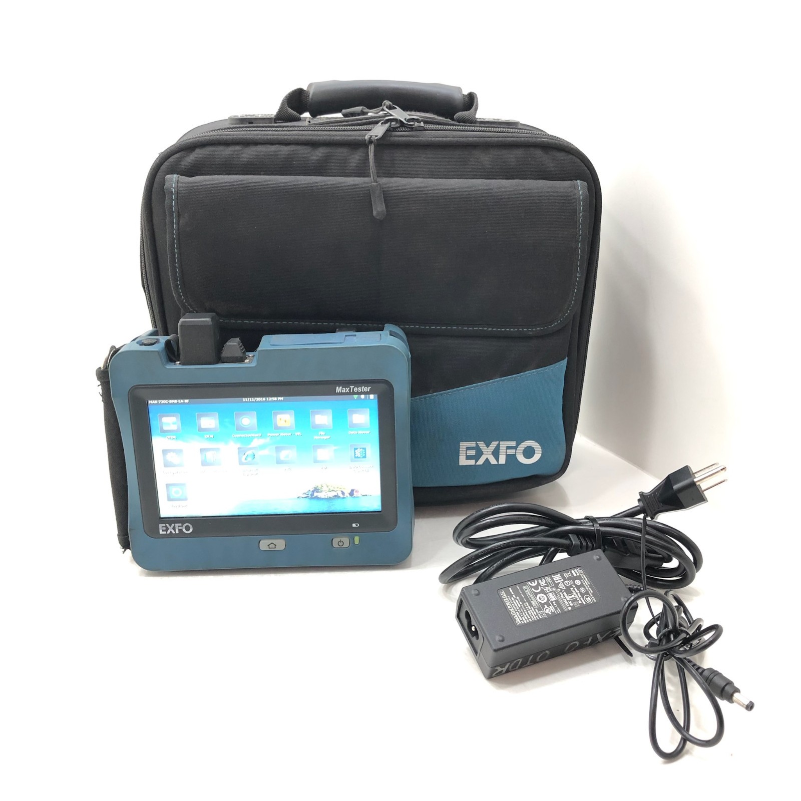 EXFO MAX-730C-SM8-EA-RF MaxTester 730C OTDR IOLM IADV 1310/1550/1625 w/ Adapter