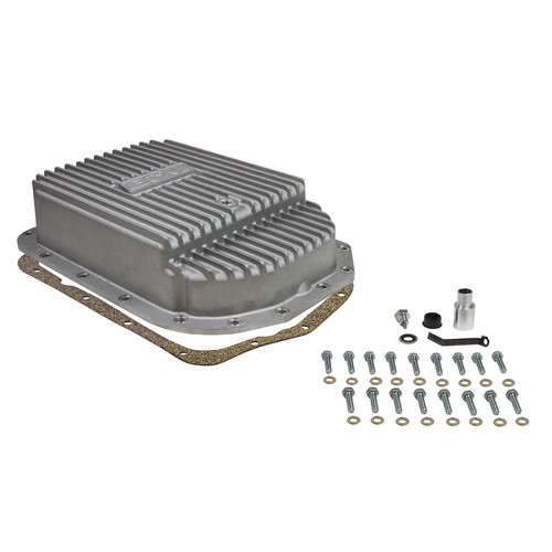 70295 B&M Hi-Tek Deep Transmission Pan - Aluminum - 4L80E - Picture 2 of 7