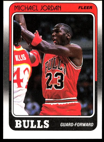 1988-89 Fleer CHICAGO BULLS Michael Jordan #17 HOF EX-MT NICE CARD