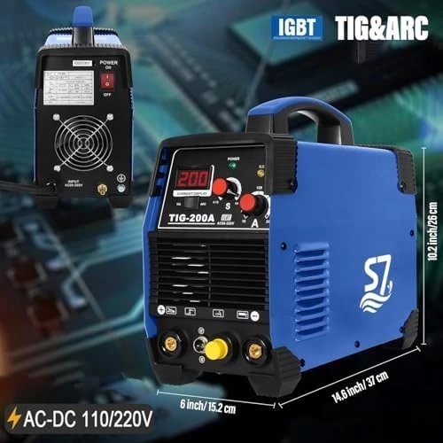 TIG Welder, 200 Amp 3-in-1 Multifunctional Machine - 110V/220V, ARC/DC TIG/Pulse - Image 4 of 4