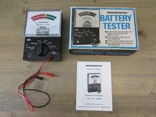 Vintage Micronta Cat. No. 22-030A Battery Tester w/ Box and Manuel Tested/Works 