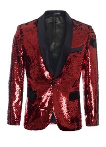 multi colored sequin jacket