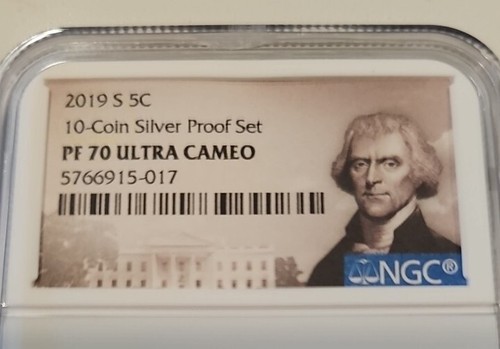 2019-S 5C JEFFERSON Nickel From Silver Proof Set NGC PF 70 Ultra Cameo! - Picture 6 of 6