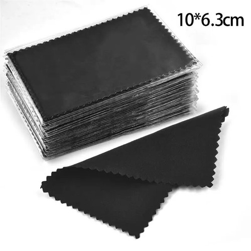 50Pcs/lot Polish Polishing Cloth Silver Color Cleaning Polishing Cloth Soft - Imagen 36 de 66