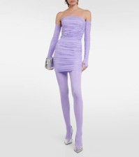 ~Final Sale! BN 76% Off-100% Auth ALEX PERRY Crystal-embellished Mini Dress- Sz8