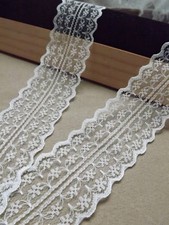 VINTAGE antique off White/Ivory LACE RIBBON WEDDING TRIM Bridal Shabby dress diy