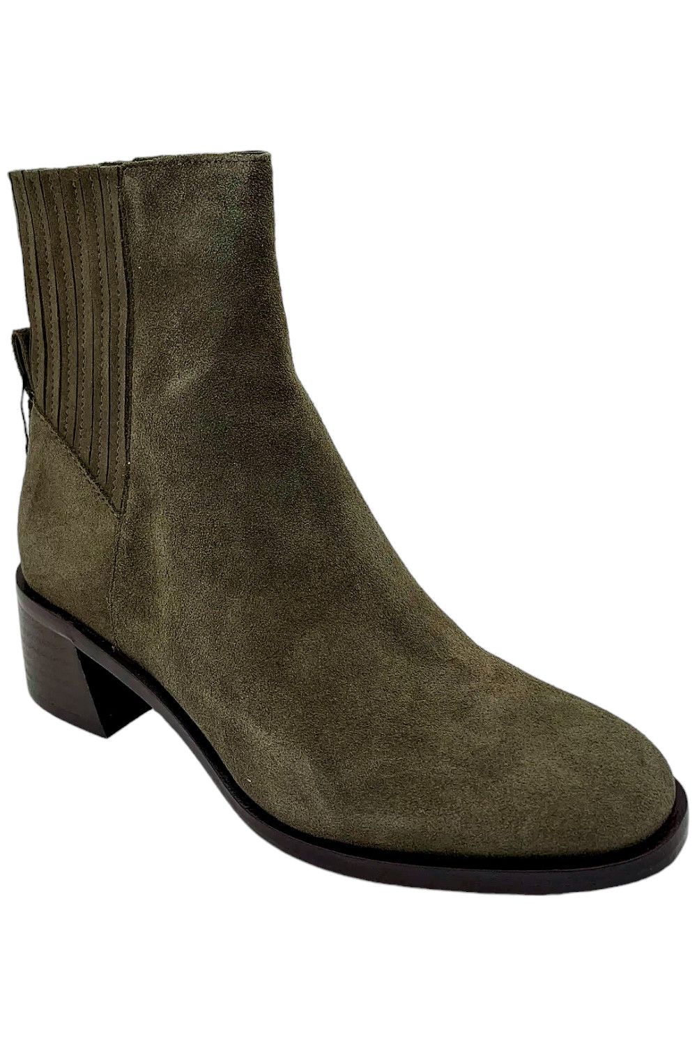 Непромокаемые кожаные или замшевые сапоги Dolce Vita Linny H20 оливкового цвета 10490₽