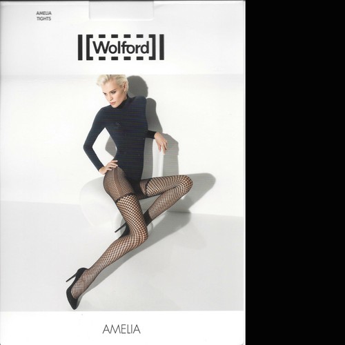 Wolford Amelia tights - XS - black... fishnet tights in stay-up look - Picture 8 of 8