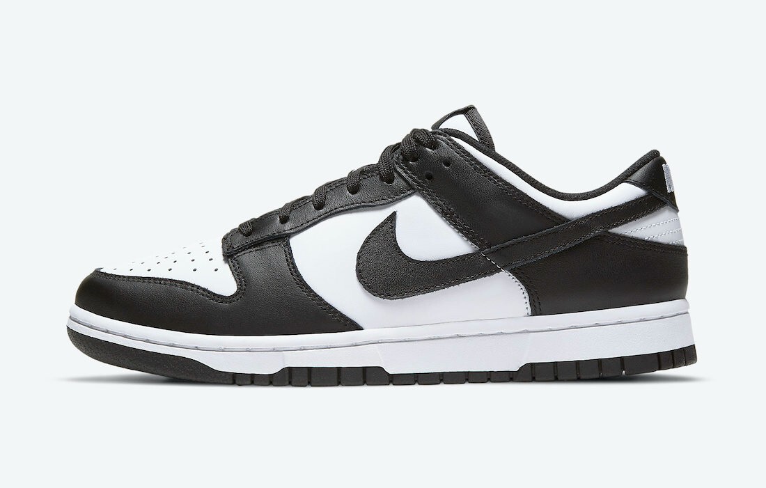 BRAND NEW Nike Dunk Low Retro White Black Panda - Size 7Y
