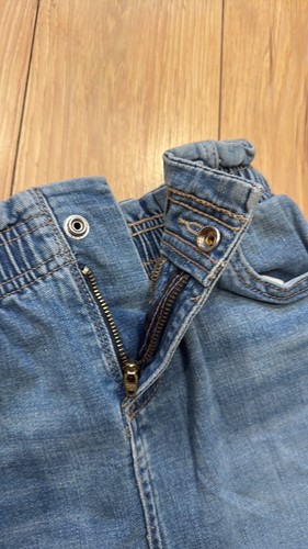 WRANGLER Denim Skirt, Girls Size 5, NWT Elastic Stretch Waist, 4 Pockets - Picture 3 of 7