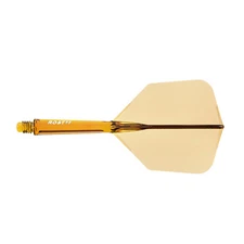 CUESOUL ROST 77 Integrated Dart Shaft and Flight,Big Wing Shape-Orange