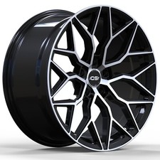 Set4 Os Wheels And Tires Package Si01 21x9 5x112 30 Black Machine Face Fit Q7