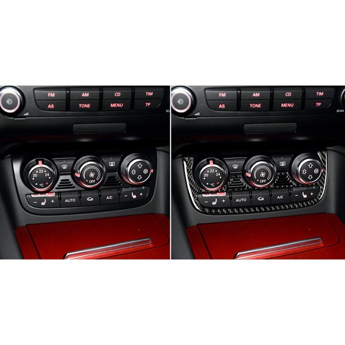 Carbon Fiber Air Condition Button Trm Fit For Audi TT 8N 8J MK123 TTRS 2008-2014 - Picture 3 of 9