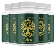 (5 Pack) Eden Capsules – Eden Pills Digestive Support, Gut Wellness