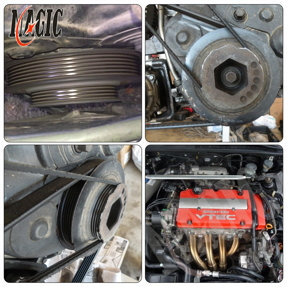 Light Weight Crank Crankshaft Pulley For 9301 Honda Prelude H22 VTEC 2