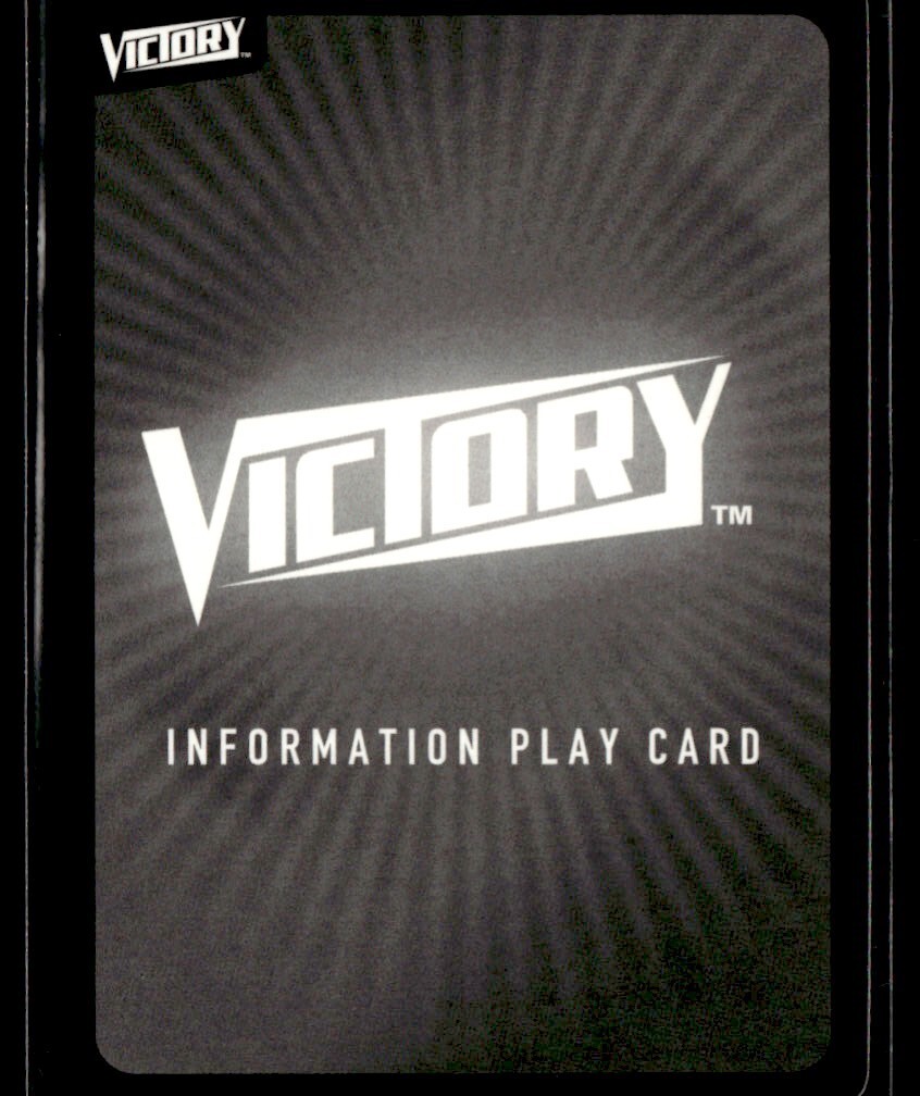 2003 Upper Deck Victory #NNO Information Play Card