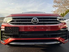 Bumper Tow Hook License Plate Bracket Kit For Volkswagen Tiguan 2022-2024 New