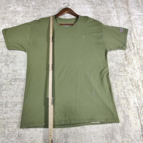 Champion Authentic T-Shirt Herren Größe Large Waldgrün Kurzarm Rundhalsausschnitt - Bild 7 von 8