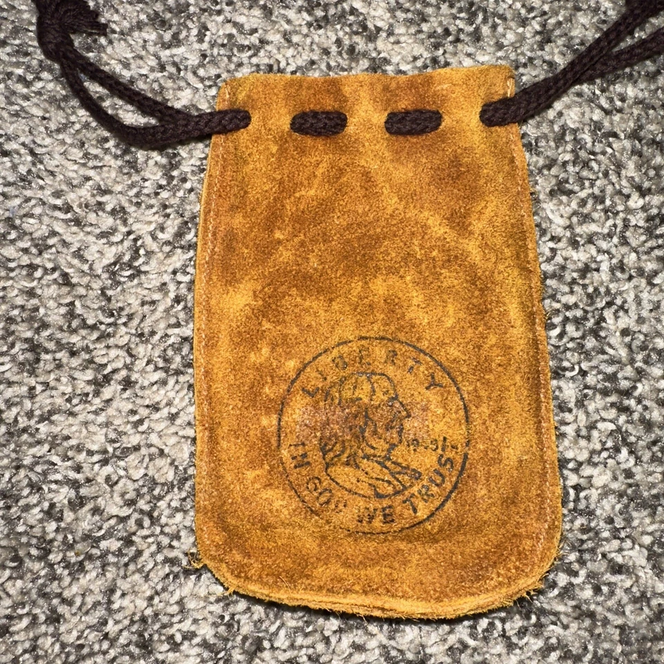 Moneda de medio dólar Franklin 1948 herencia como nueva hebilla de cinturón vintage con estuche rara Foto 2 de 4