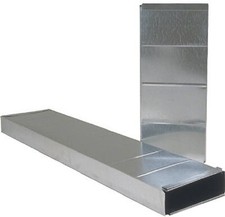Rectangular Stack Duct Starting Collar Galvanized Steel Metal HVAC 3 1/4 X  10 in for sale online | eBay