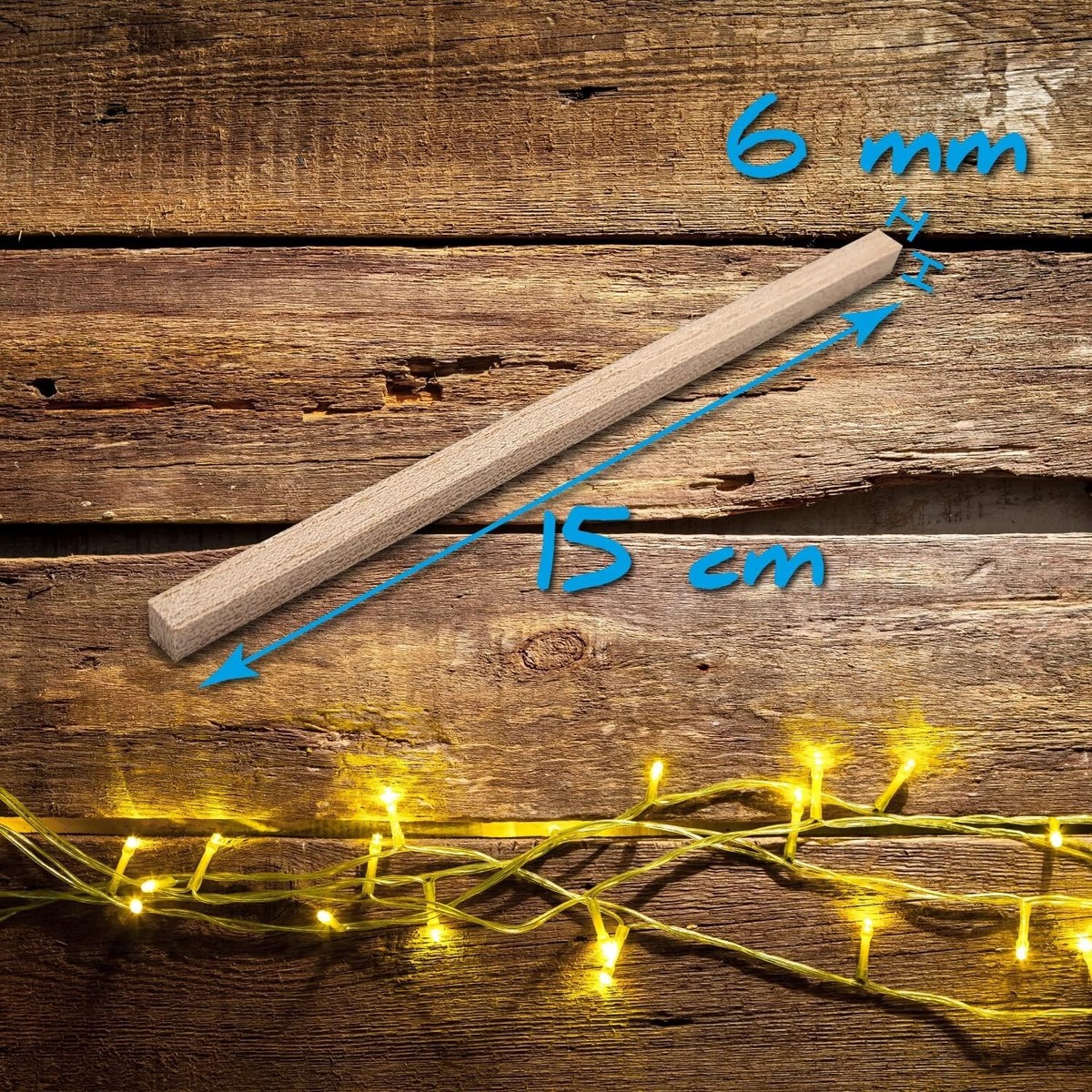 KONTONTY 4sacchetto Stecche Di Legno Colorate Per Fai Te Per Lavoretti Attività Scolastiche E Giochi Creativi Per Ragazzo Ragazza Materiale E Sicuro - Foto 13