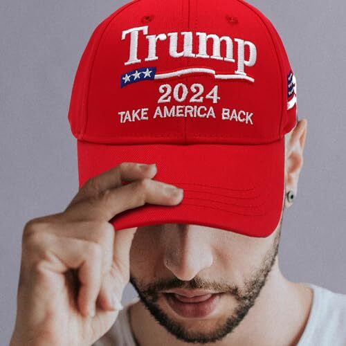 Cappello Make America Great Again Rosso Donald Trump 2024 - Foto 2