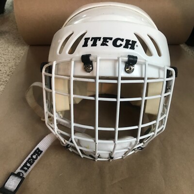 ITECH Hockey Helmet Size SMALL /Face Guard Z262.2 M90 Type 1 RBE III SMALL