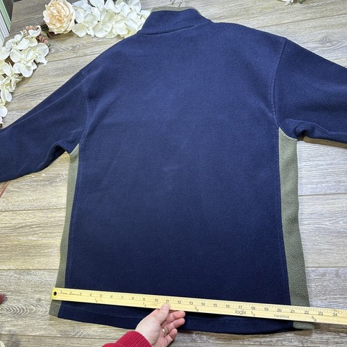 Vintage Trader Bay Men’s Sweatshirt Size Large Pullover Sweater Navy Blue Korea - Picture 18 of 21